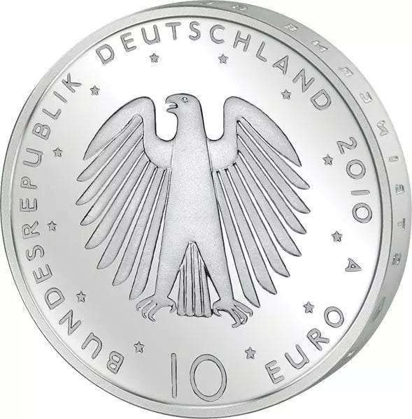 10 euros République fédérale d'Allemagne 20 ans d'unité allemande 2010 Preuve