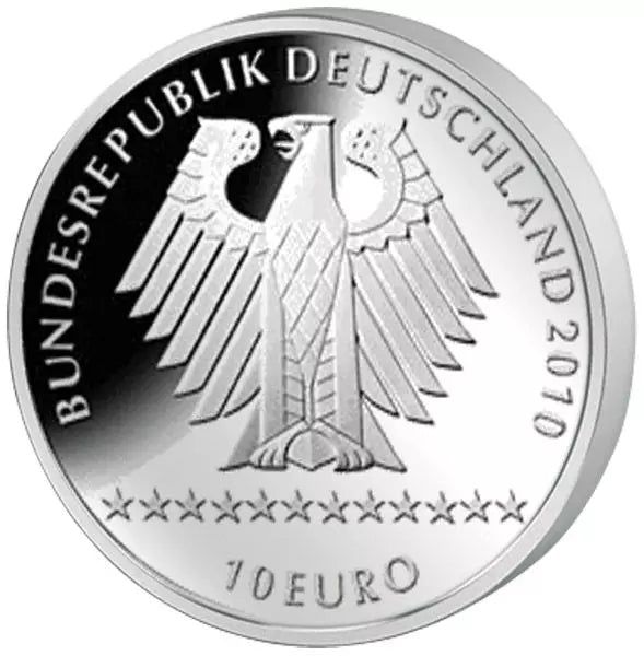 5x10 Euro BRD FIS Championnats du monde de ski alpin 2011 2010 Plaque polie (A - J)