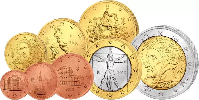 Coffret de pièces en euros Italie