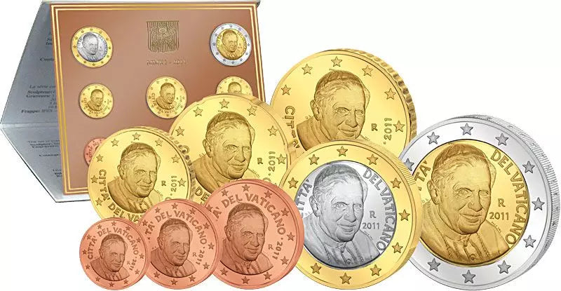 Série de pièces en euros du Vatican 2011