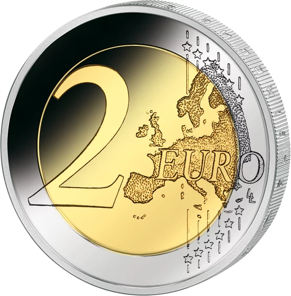 Preuve de 2 euros slovène pour le 100e anniversaire de Franc Rozman (2011)