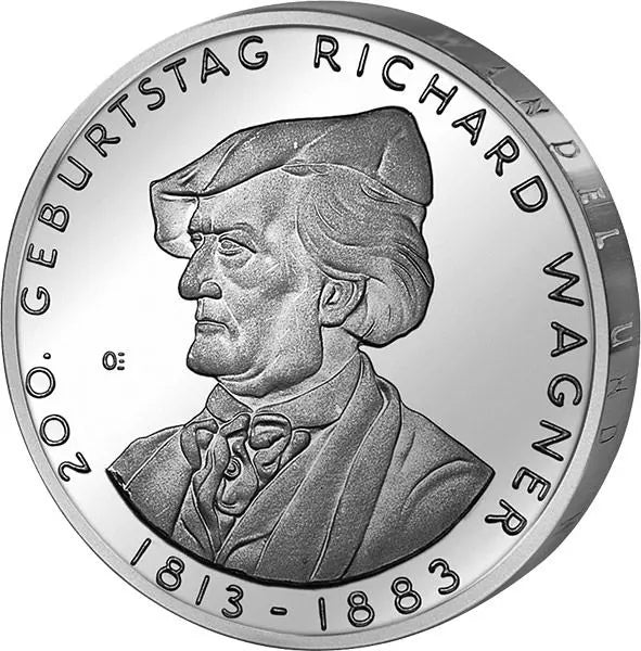Pièce de 10 euros, Allemagne, 200e anniversaire de Richard Wagner, 2013, état neuf