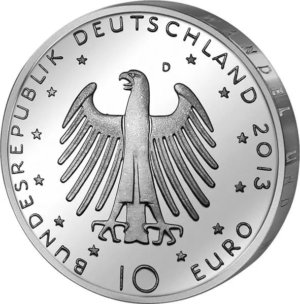 Pièce de 10 euros, Allemagne, 200e anniversaire de Richard Wagner, 2013, état neuf
