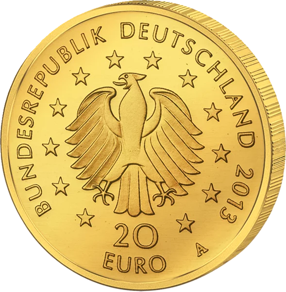 20 euros Allemagne Pin des forêts allemandes 2013 État excellent à neuf