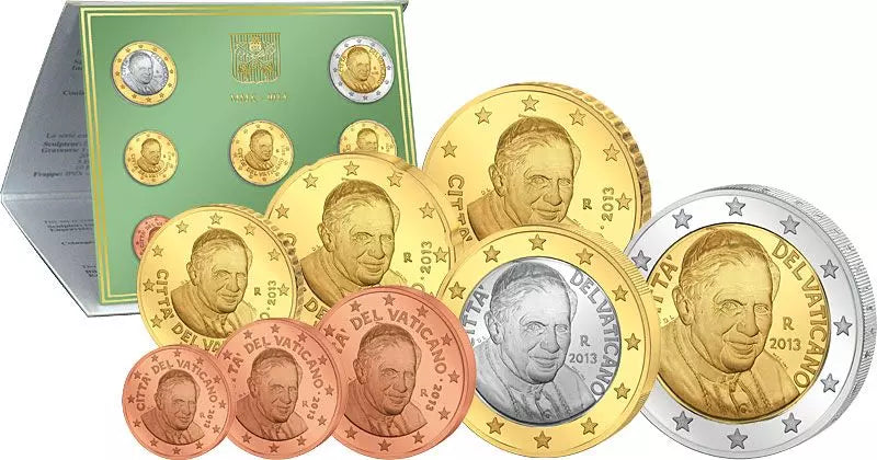 Coffret de pièces en euros du Vatican 2013