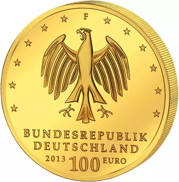 100 euros République fédérale d'Allemagne Site du patrimoine mondial de l'UNESCO Royaume-Uni de Dessau-Wörlitz 2013 État neuf (A-J)