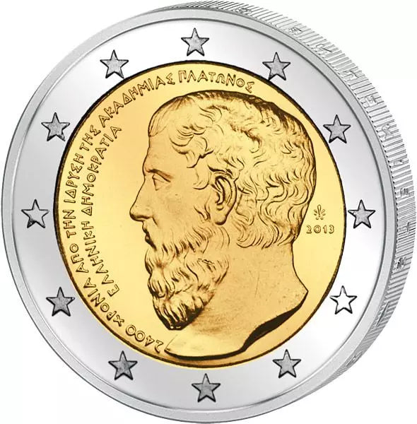 Académie Platon Grèce 2013 (2 euros)