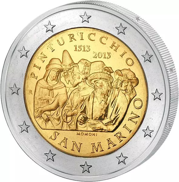 2 euros Saint-Marin 500ème anniversaire de la mort de Pinturicchio 2013