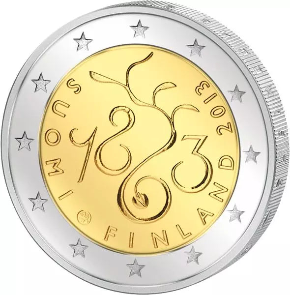 2 euros Finlande 150e anniversaire de la session parlementaire de 2013