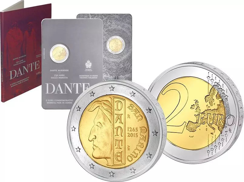 2 euros Saint-Marin Dante Alighieri 2015