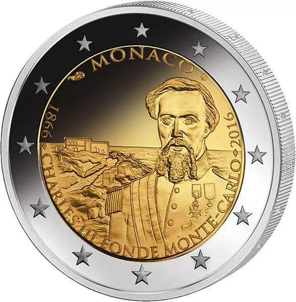 2 Euro Monaco 150 ans de Monte Carlo 2016