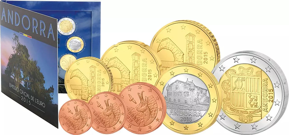 Coffret de pièces en euros Andorre 2015