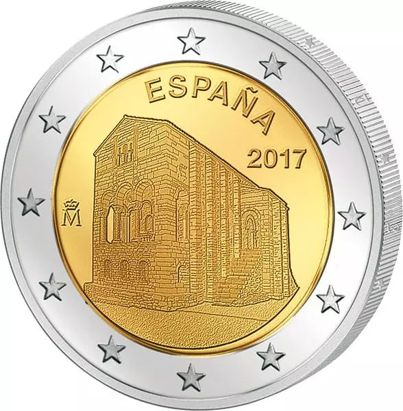 Monuments d'Oviedo et de la Principauté des Asturies (2 euros) - Espagne 2017