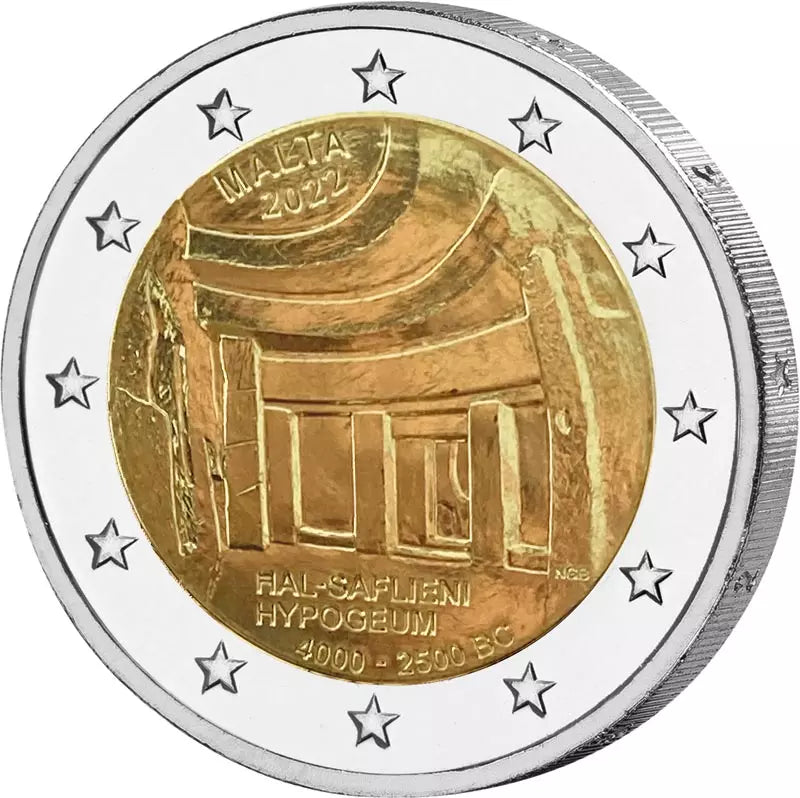 2 euros Malte Hypogée de Hal-Saflieni 2022