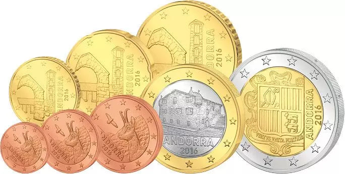 Coffret de pièces en euros Andorre 2016