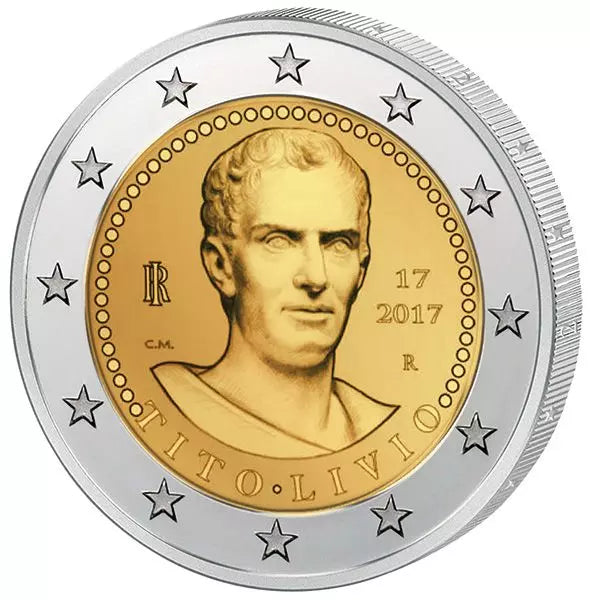 2 euros Italie 2000e anniversaire de la mort de Tite-Live 2017