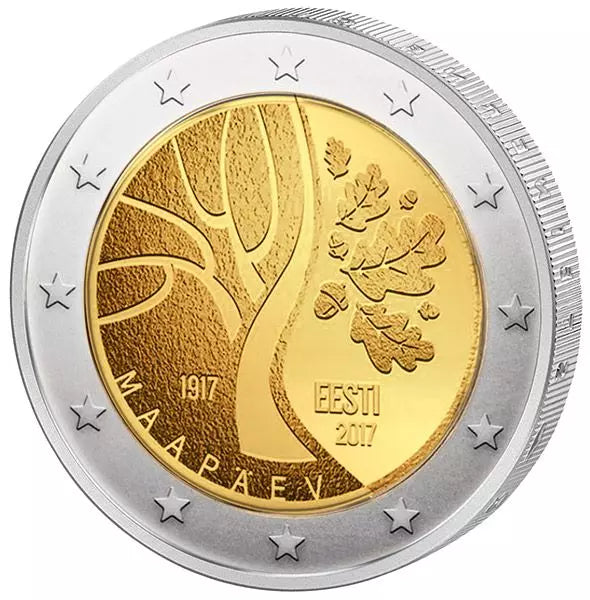 2 euros : Le chemin de l'Estonie vers l'indépendance 2017