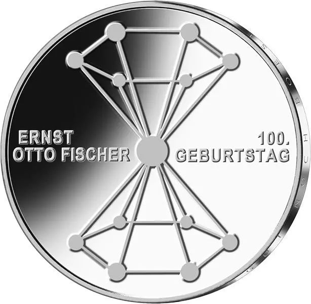 20 euros République fédérale d'Allemagne 100e anniversaire d'Ernst Otto Fischer 2018 Finition du timbre