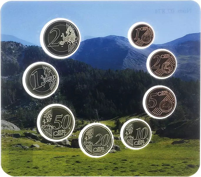 Coffret de pièces en euros Andorre 2017
