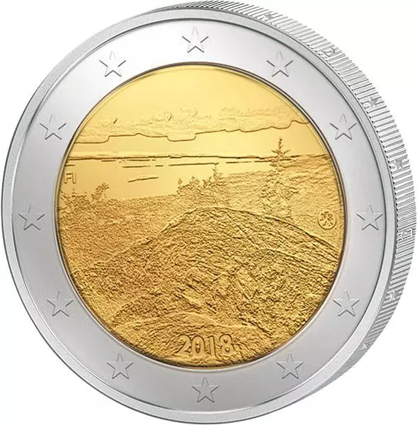 2 euros Finlande Parc national de Koli 2018