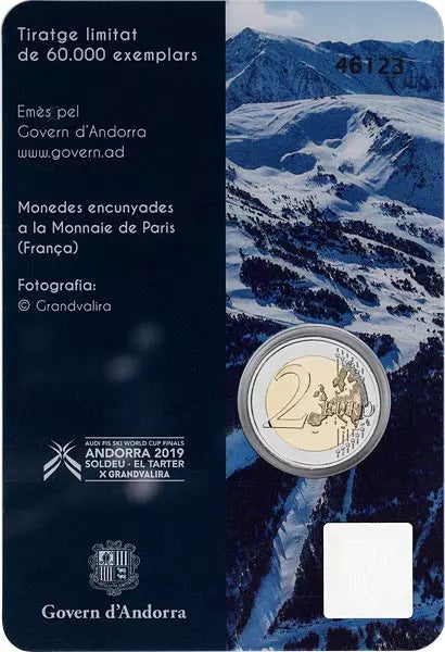Finale de la Coupe du monde de ski alpin d'Andorre 2019 (2 euros)