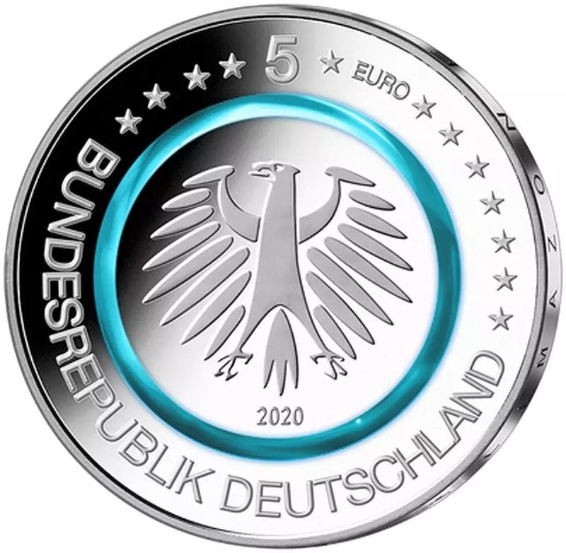 5x5 Euro BRD Zone subpolaire 2020 Preuve (A - J)