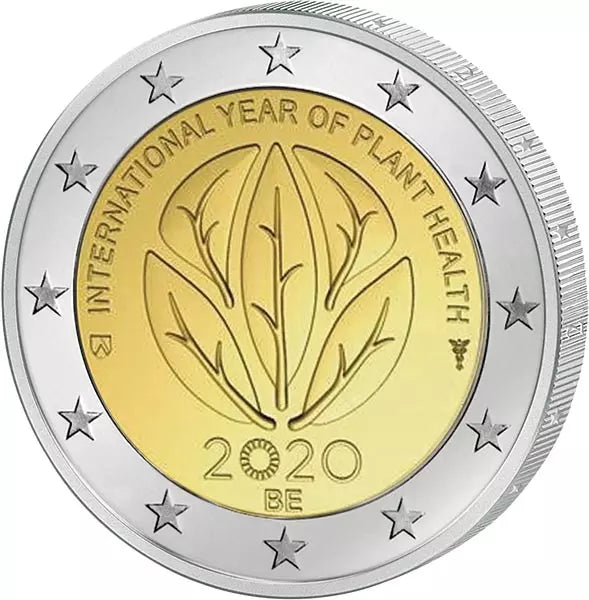 2 euros Belgique Année internationale de la santé des végétaux 2020