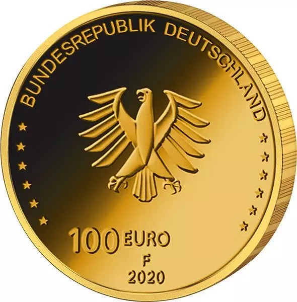 Pièce de 100 euros République fédérale d'Allemagne Unité 2020 État neuf