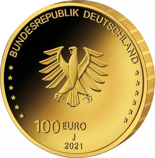 Pièce de 100 euros République fédérale d'Allemagne, loi de 2021, état neuf