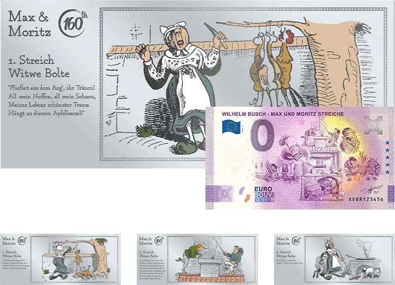 Collection Silver Note : Max & Moritz