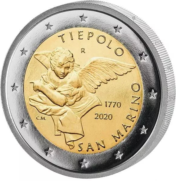 2 euros Saint-Marin 250ème anniversaire de la mort de Giovanni Battista Tiepolo 2020