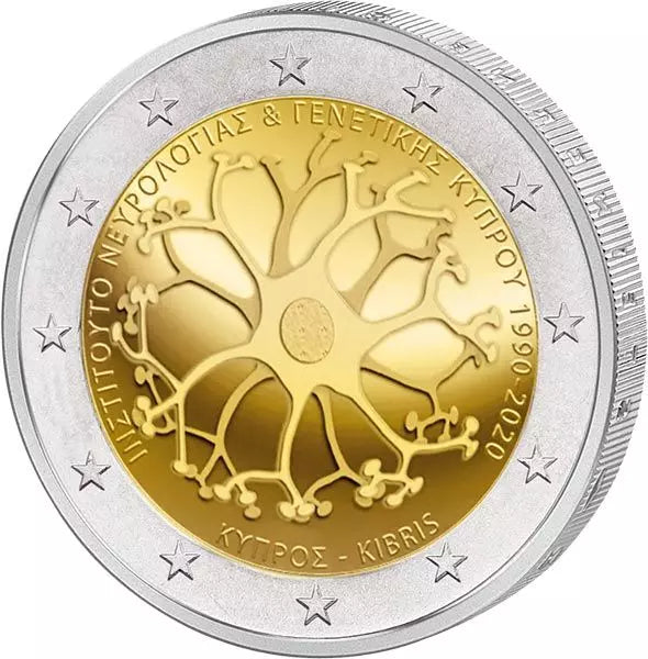 Institut de neurologie et de génétique de Chypre – 2 euros – 30 ans d’existence – 2020