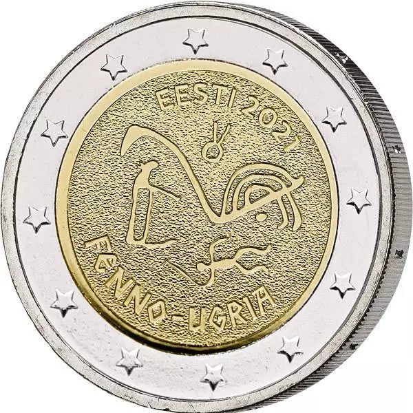 2 euros Estonie Peuples finno-ougriens 2021