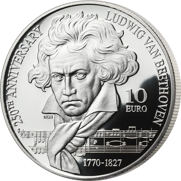 10 euros Malte 250e anniversaire de Ludwig van Beethoven 2020