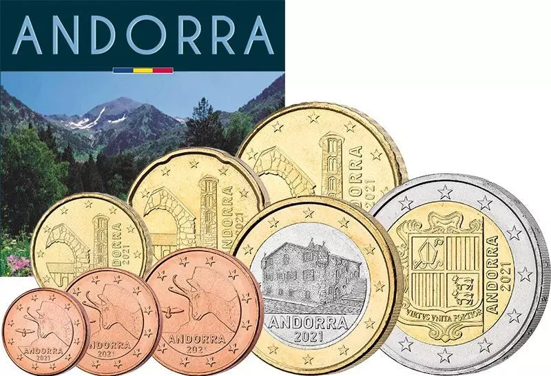 Coffret de pièces en euros Andorre 2021