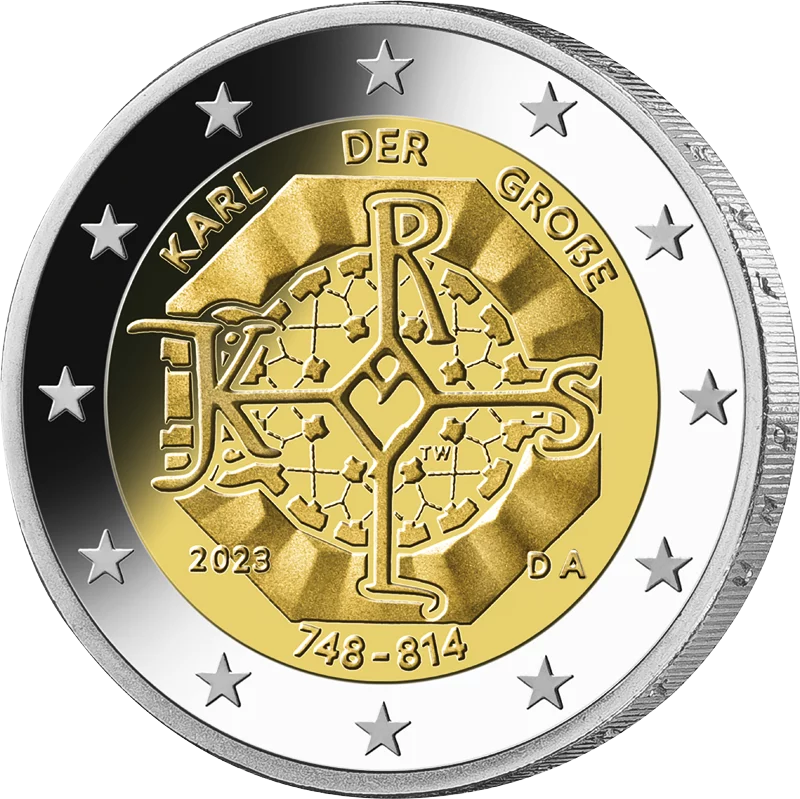 2 euros Allemagne 1275e anniversaire de Charlemagne 2023
