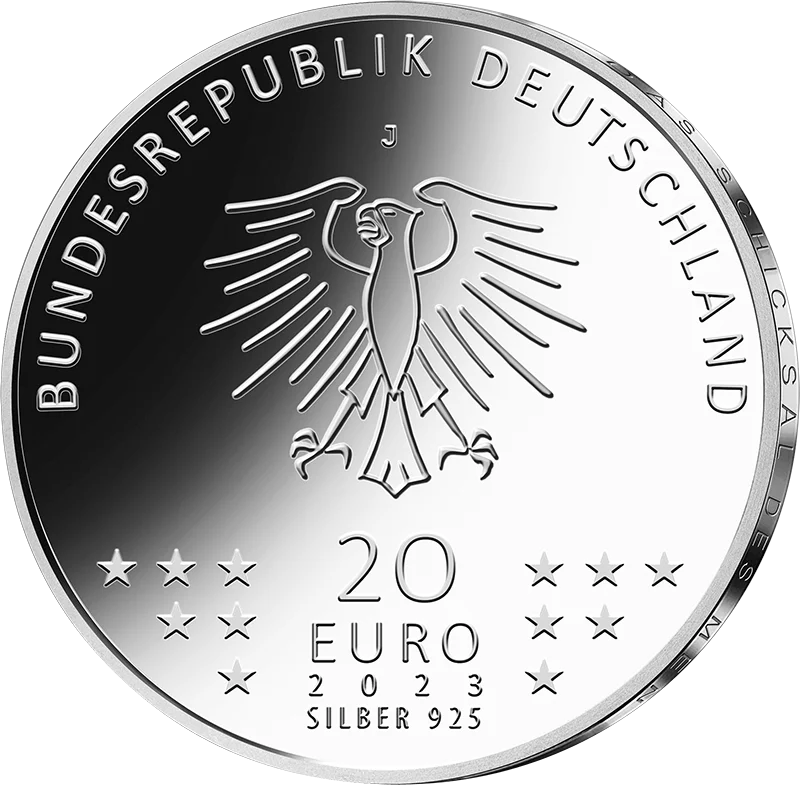 20 euros Allemagne 125e anniversaire de Bertolt Brecht 2023 Preuve