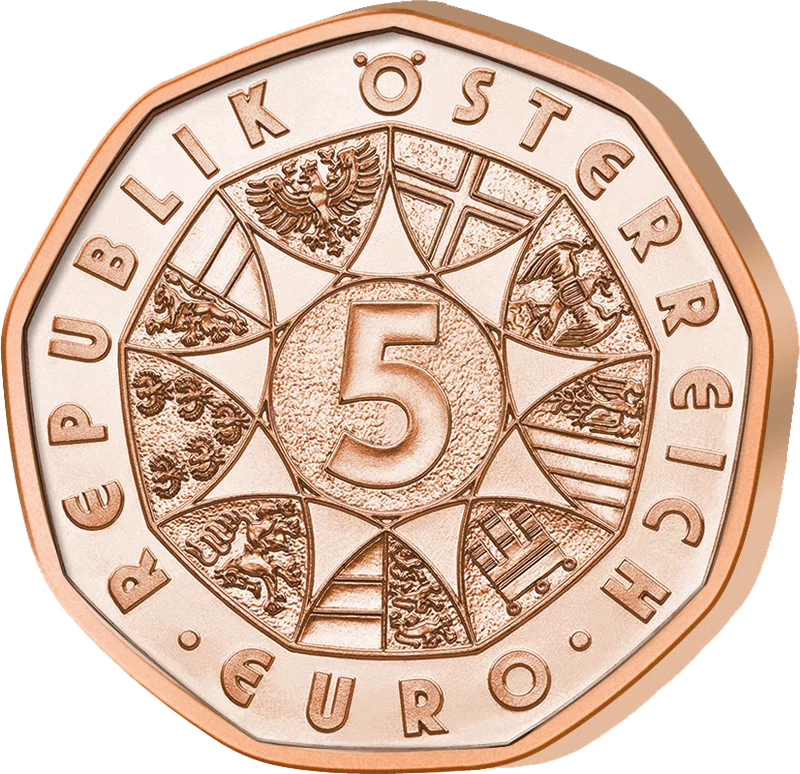 Pièce de Pâques autrichienne de 5 euros - La petite « Je suis moi » 2022