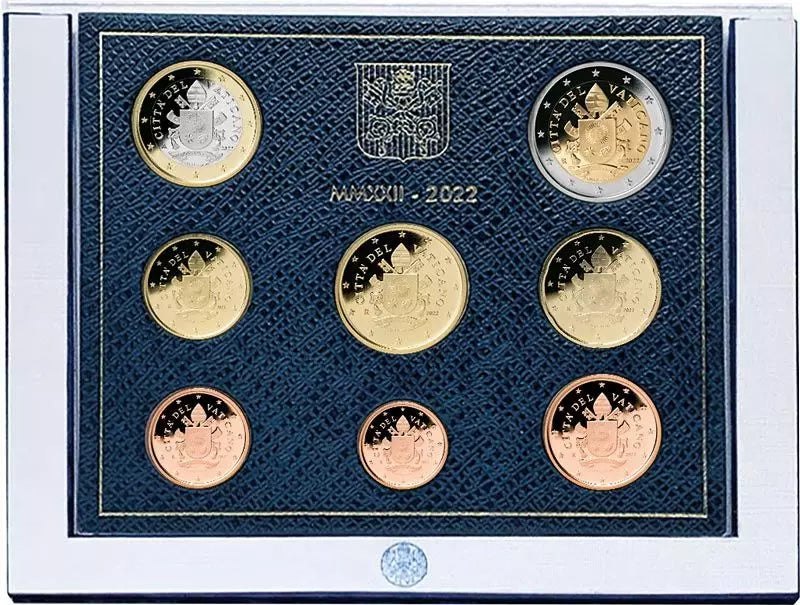 Coffret de pièces en euros du Vatican 2022