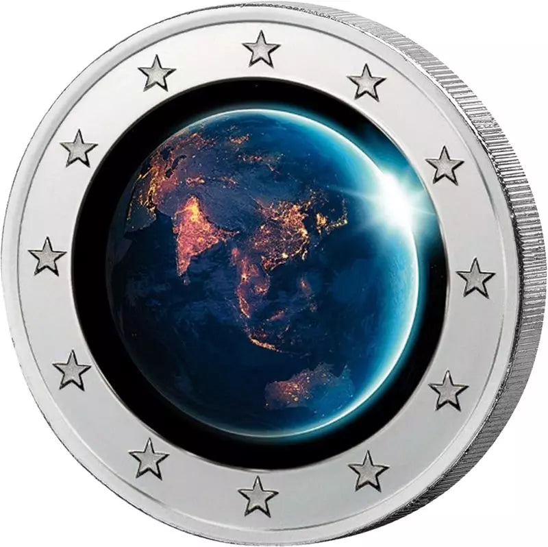 Édition artiste à 2 euros La Terre la nuit