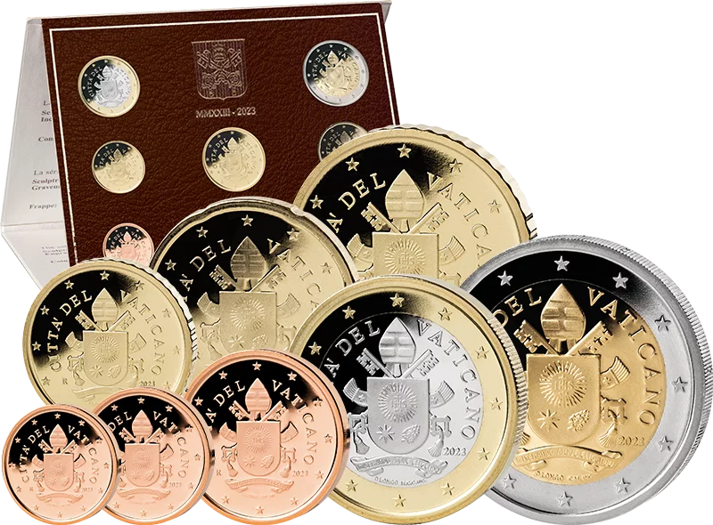 Coffret de pièces en euros du Vatican 2023