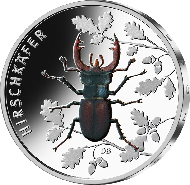 5 euros BRD Insectes du Pays des Merveilles : Lucane cerf-volant 2024 État neuf