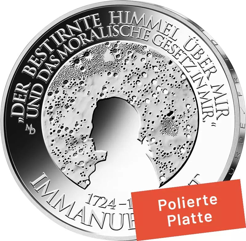 20 euros Allemagne 300e anniversaire d'Emmanuel Kant 2024 - Preuve