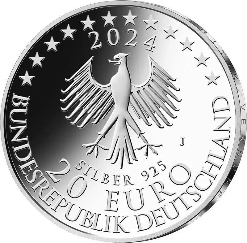 20 euros Allemagne 300e anniversaire d'Emmanuel Kant 2024 - Preuve