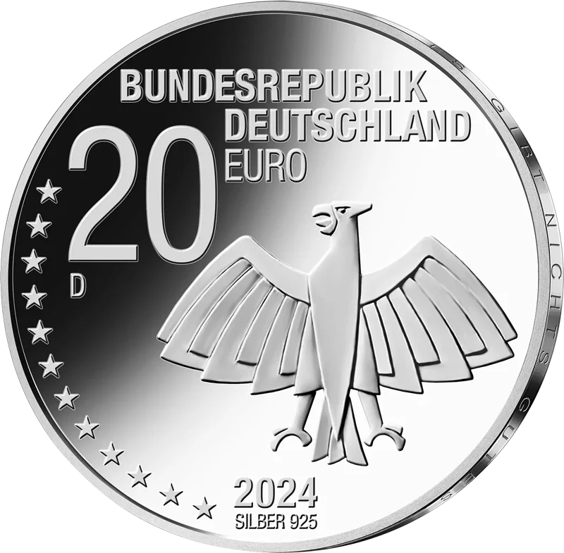 20 euros Allemagne 125e anniversaire d'Erich Kästner 2024 État neuf