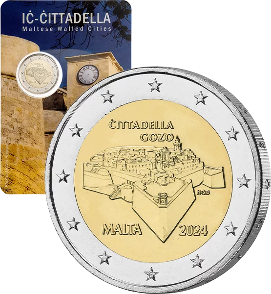 2 euros Citadelle de Malte Gozo 2024