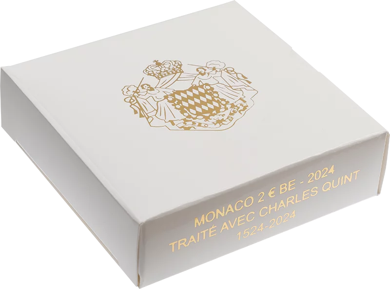 2 euros Monaco 500e anniversaire du traité avec Charles Quint, 2024
