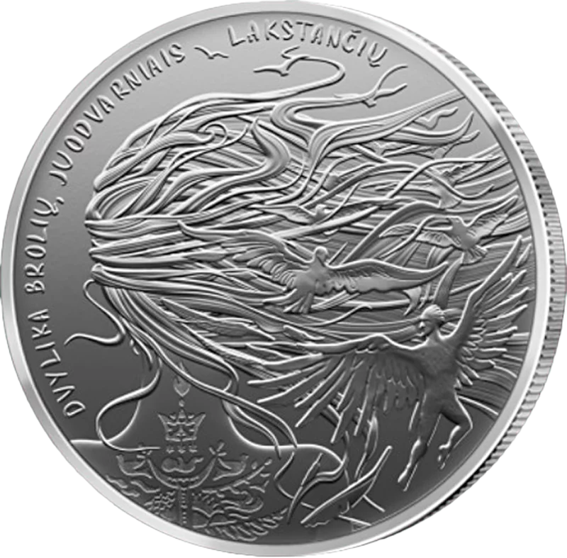 1,5 euro Lituanie Les 12 Frères, 12 Corbeaux Noirs 2024