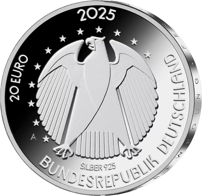 20 euros BRD Elly Heuss-Knapp - 75 ans de la Fondation pour le rétablissement des mères 2025 Disque poli