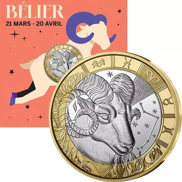5 euros France Signe du zodiaque - Bélier